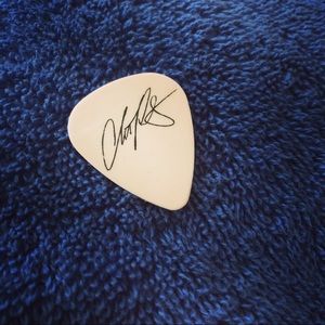 RARE! Signed guitar pick